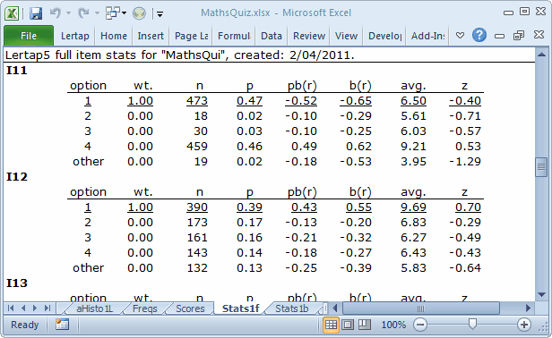 Stats1fMathsQuizI11